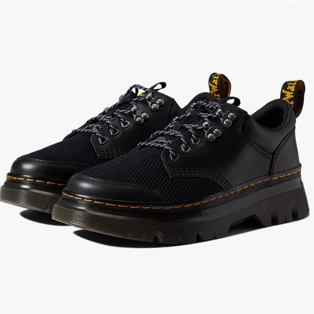 DR MARTENS TARIK LO LEATHER UTILITY SHOES